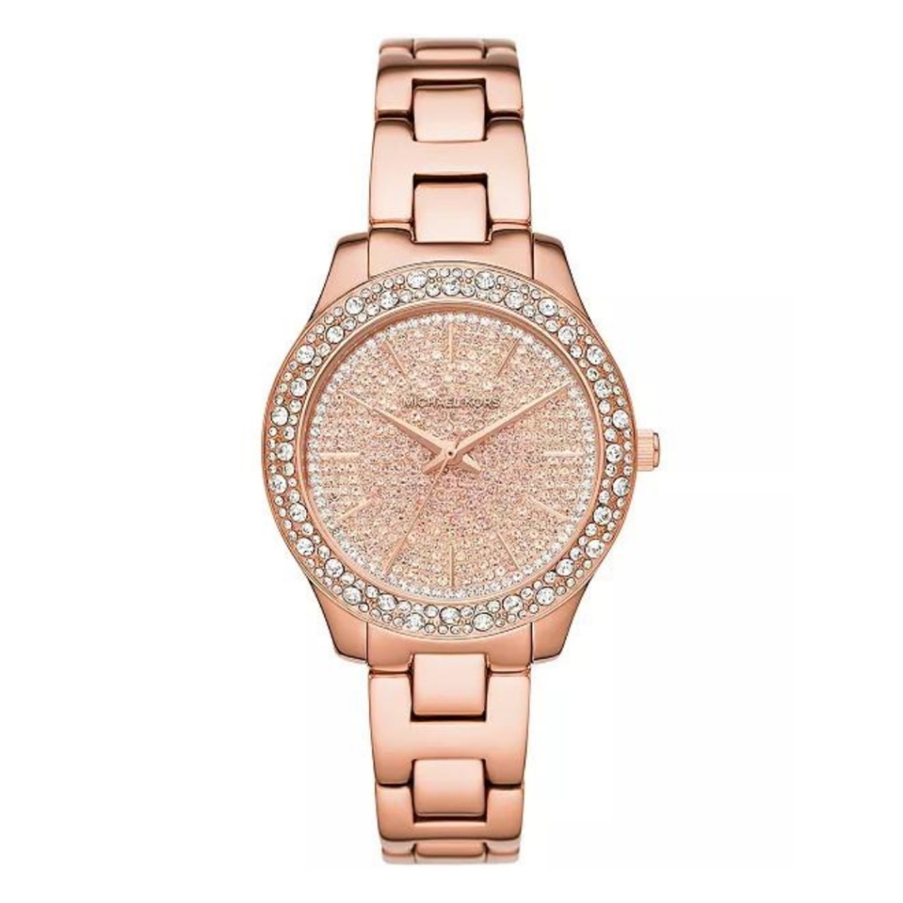 MICHAEL KORS- Women's Liliane Three-Hand Rose Gold-Tone Stainless Steel - Picture 5 of 9